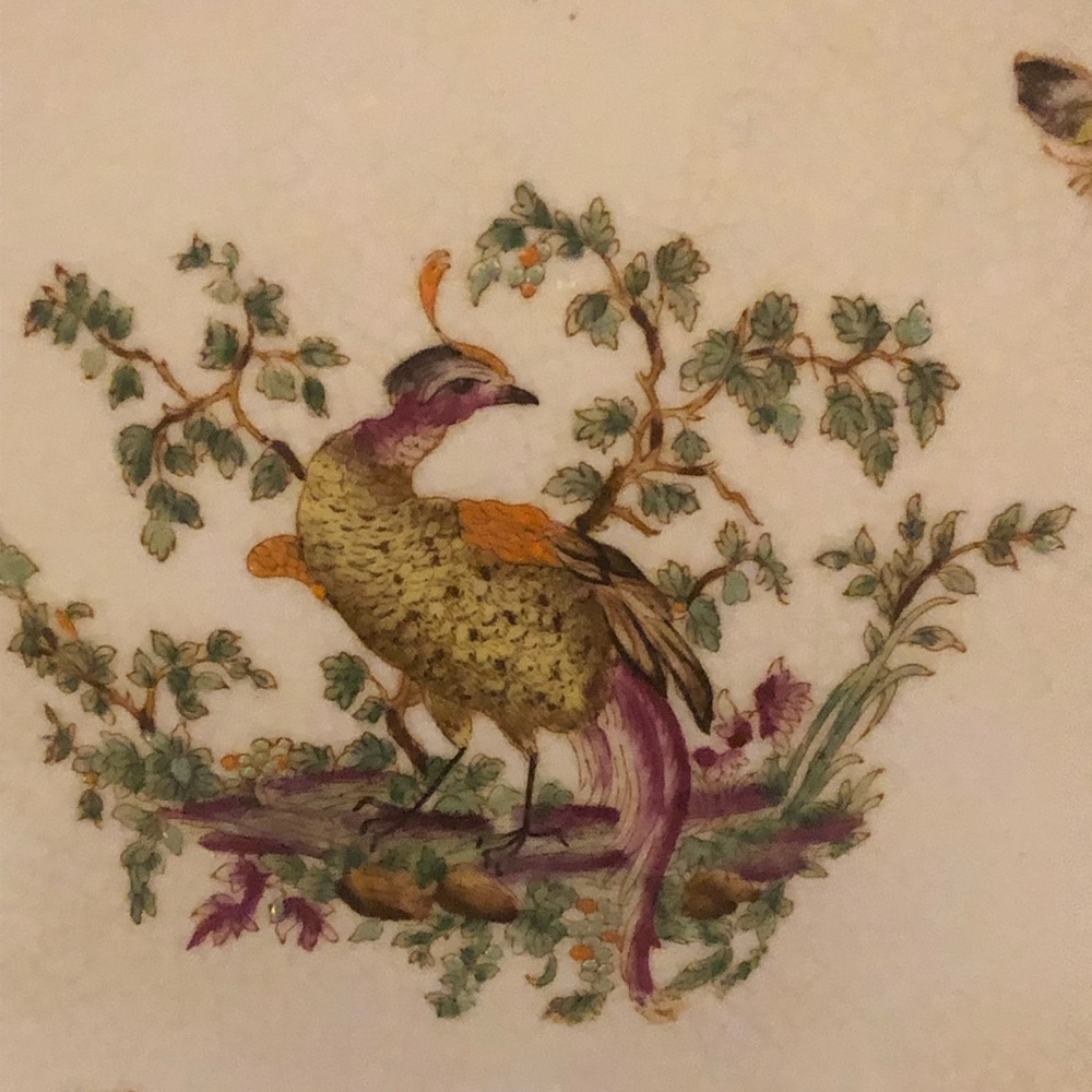 Gorgeous Vintage Display or Wall Plate Pheasant Motif Circa 1980’s 10 1/4” Fancy - Picture 5 of 11